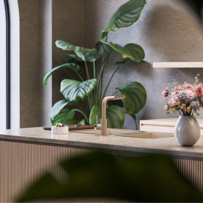 Alveus Siros bateria kuchenna stojąca beżowa 1129045