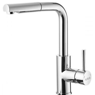 Alveus Siros bateria kuchenna stojąca chrom 1129047