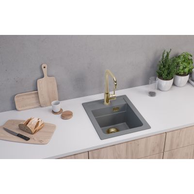 Alveus Atrox 30 zlewozmywak granitowy 59x50 cm beton 1131995