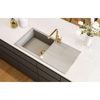 Alveus Cadit 70 zlewozmywak 79x50 cm Granital piaskowy 1131358