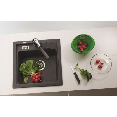 Alveus Niagara 60 zlewozmywak granitowy 90x50 cm biały 1126011