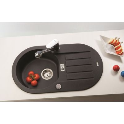 Alveus Niagara 60 zlewozmywak granitowy 90x50 cm biały 1126011