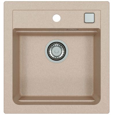 Alveus Atrox zlewozmywak granitowy 50x47 cm beżowy 1131987
