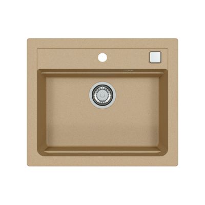 Alveus Atrox 30 zlewozmywak granitowy 59x50 cm beżowy 1131994