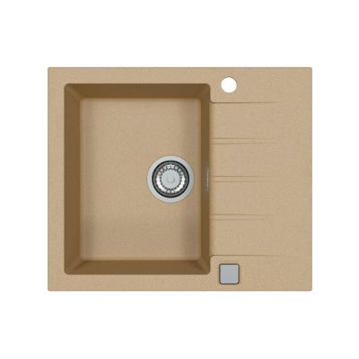 Alveus Cadit zlewozmywak granitowy 59x50 cm beżowy 1132019