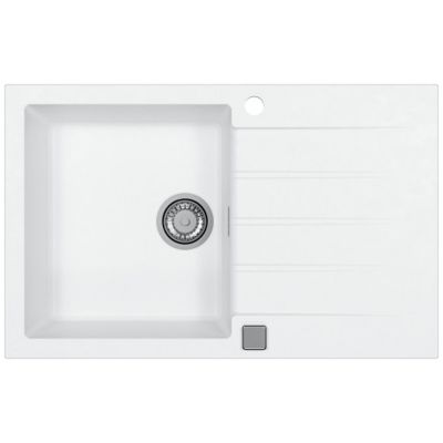 Alveus Cadit 20 zlewozmywak 79x50 cm Granital biały 1132022