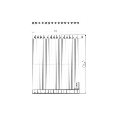 Alveus AllRound mini rollmata 45x32,5 cm stalowa 1136662