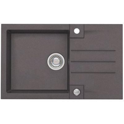 Alveus Rock 130 zlewozmywak 1-komorowy 78x48 cm Granital Plus chocolate-G03M 4203003