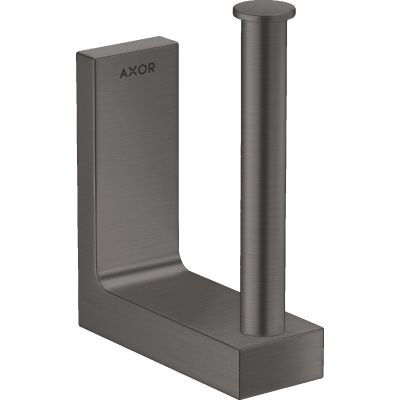 Axor Universal Rectangular uchwyt na papier toaletowy zapasowy czarny chrom szczotkowany 42654340