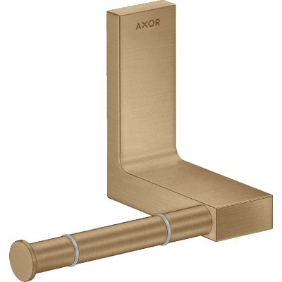 Axor Universal Rectangular Uchwyt na papier toaletowy brąz szczotkowany 42656140