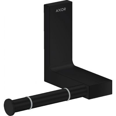 Axor Universal Rectangular uchwyt na papier toaletowy ścienny czarny mat 42656670