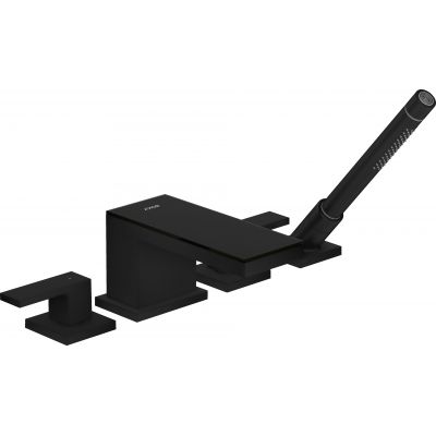 Axor MyEdition bateria wannowo-prysznicowa 4-otworowa czarny mat/czarny 47430670