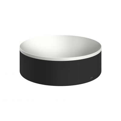 Axor Suite umywalka 30 cm nablatowa okrągła biały/czarny mat 42000670