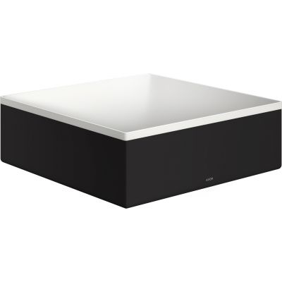 Axor Suite umywalka 28,5x28,5 cm nablatowa kwadratowa biały/czarny mat 42002670