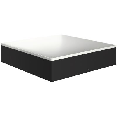Axor Suite umywalka 40x40 cm nablatowa kwadratowa biały/czarny mat 42003670