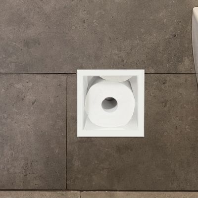 Balneo Wall-Box Paper 3 White magazynek na papier toaletowy wnękowy biały PB-WH3