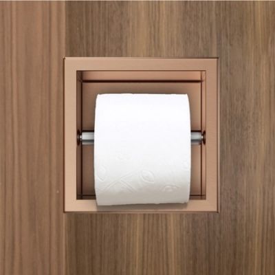 Balneo Wall Box Paper 1 uchwyt na papier toaletowy wnękowy miedź B0301040301-1