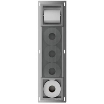 Balneo Wall Box Paper 2 uchwyt na papier toaletowy wnękowy gun metal B0301080302-1