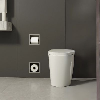 Balneo Wall Box Paper 2 uchwyt na papier toaletowy wnękowy gun metal B0301080302-1