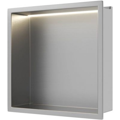 Balneo Wall Box LED Inox półka wnękowa 30 cm inox B0101010109-1
