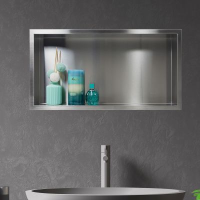 Balneo Wall-Box One Inox półka wnękowa 60x30x7 cm stal nierdzewna OB-IN3