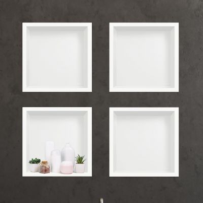 Balneo Wall-Box One White półka wnękowa 30x30x10 cm biała OB-WH2