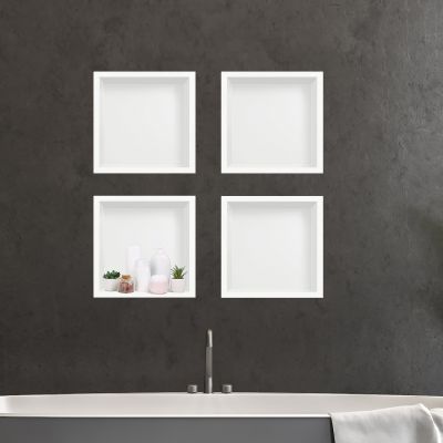 Balneo Wall-Box One White półka wnękowa 30x30x7 cm biała OB-WH1