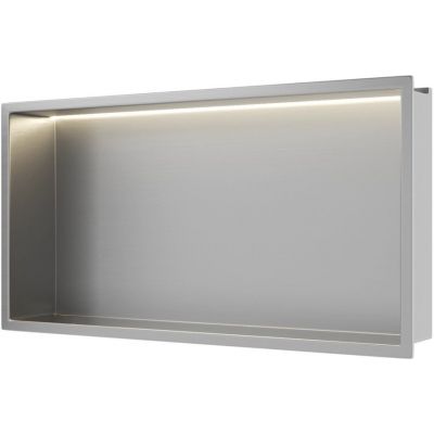 Balneo Wall Box LED Inox półka wnękowa 60 cm inox B0101010109-2