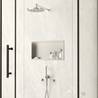 Balneo Wall Box LED Inox półka wnękowa 60 cm inox B0101010109-2