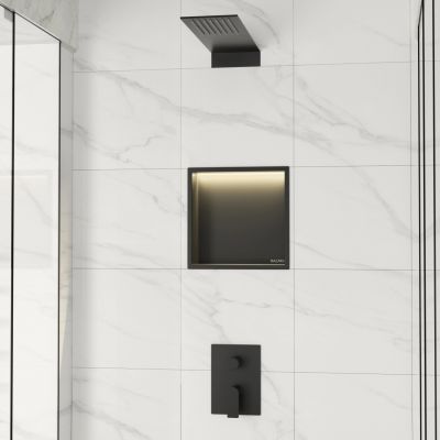 Balneo Wall Box półka wnękowa 30 cm czarna B0101020109-1