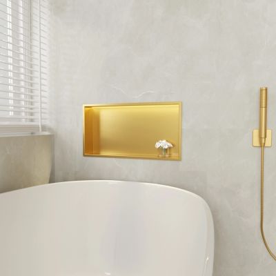 Balneo Wall Box półka wnękowa 60 cm złota B0101030109-2