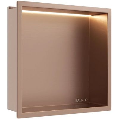 Balneo Wall Box półka wnękowa 30 cm miedziana B0101040109-1
