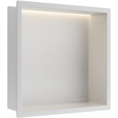 Balneo Wall Box półka wnękowa 30 cm biała B0101050109-1