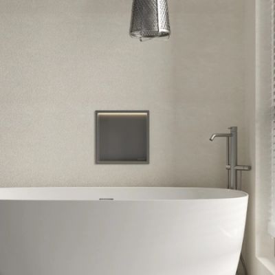 Balneo Wall Box półka wnękowa 30 cm gun metal B0101080109-1