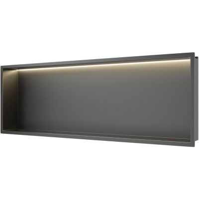 Balneo Wall Box półka wnękowa 90 cm gun metal B0101080109-3