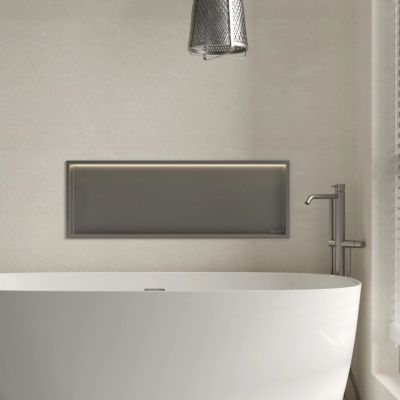 Balneo Wall Box półka wnękowa 90 cm gun metal B0101080109-3