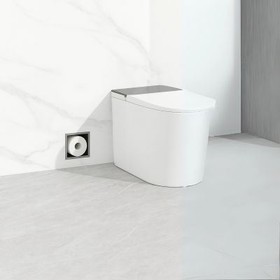 Balneo półka wnękowa na papier toaletowy 72 cm gun metal B0301080303-1