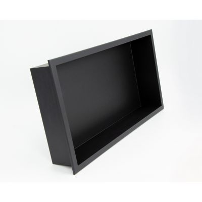 Balneo Wall-Box One Black półka wnękowa 60x30x10 cm czarna OB-BL4