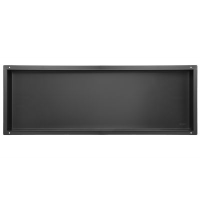 Balneo Wall-Box No Rim Black półka wnękowa 30x90x7 cm czarna OB-BL5-NR