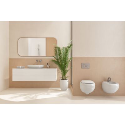 Bocchi Strata miska WC wisząca bez kołnierza Clean Plus+ biały połysk 1412-001-0129