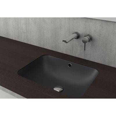 Bocchi Scala umywalka 55x41 cm prostokątna wpuszczana antracyt 1006-020-0125