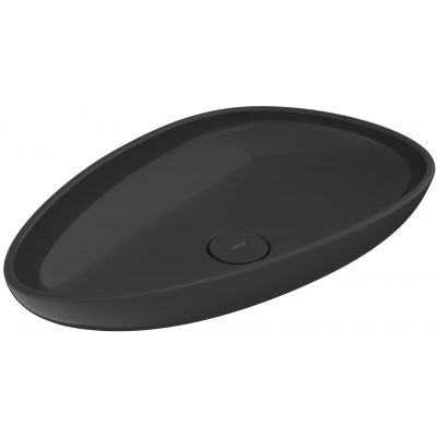 Bocchi Etna umywalka 58x37 cm nablatowa czarna 1114-005-0125