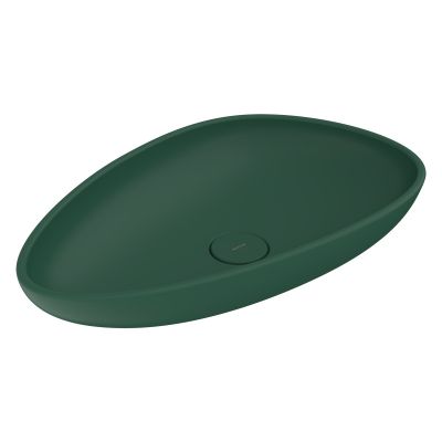 Bocchi Etna umywalka 58x37 cm owalna nablatowa zielona 1114-027-0325