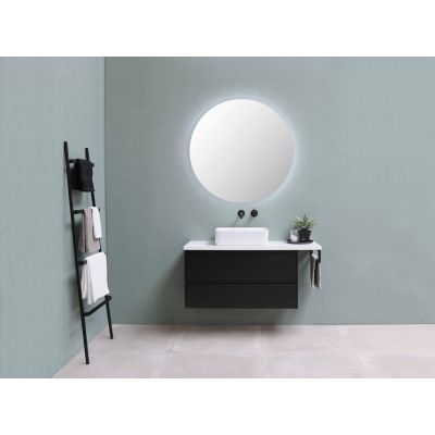 BD Art Luna lustro 60 cm okrągłe z oświetleniem białe 301210000052