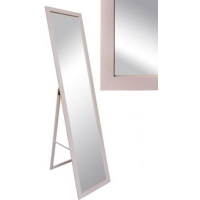 BD Art lustro stojące do garderoby 155x36 cm prostokątne różowe 301120000042
