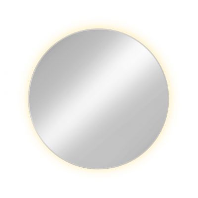 Baltica Design Tiny Border Bright lustro 50x50 cm białe barwa neutralna z włącznikiem bezdotykowym