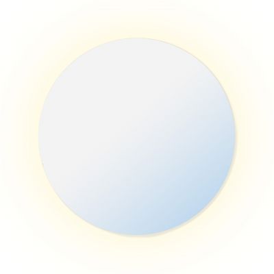 Baltica Design Bright lustro 100 cm okrągłe z oświetleniem LED barwa światła zimna