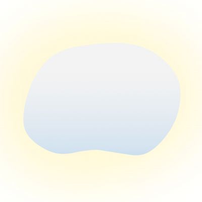 Baltica Design Bright Stain II lustro 90x64 cm barwa zimna z włącznikiem bezdotykowym