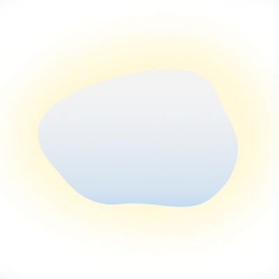 Baltica Design Bright Stain I lustro 90x64 cm barwa zimna z matą grzewczą