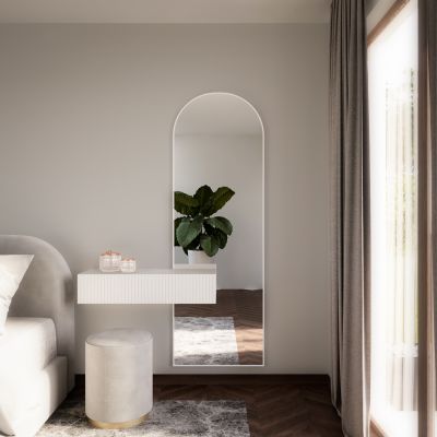 Baltica Design Tiny Border Pastille Cut lustro 50x110 cm białe